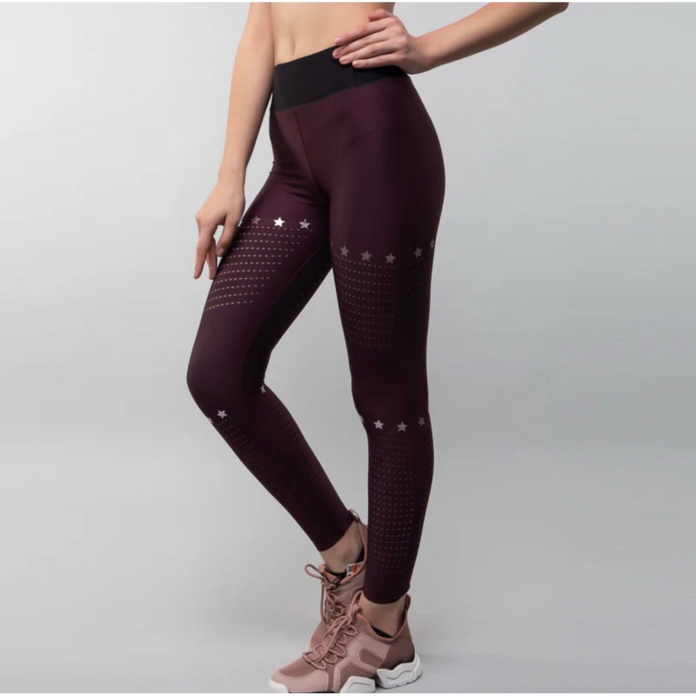 Ultracor Lux Essential Star Knockout Ultra High Laser Cut Legging Sz XS‎